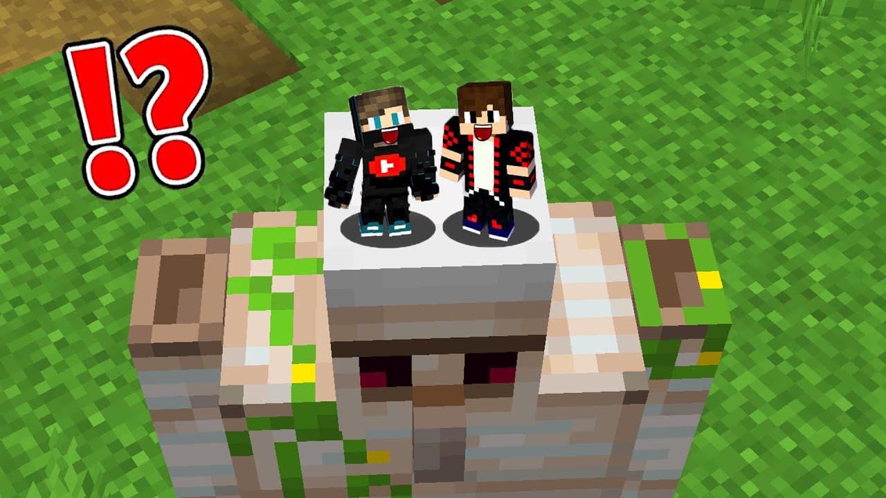 ماين كرافت : حاولت اطلع من اكبر ايرون كولم ولكن الكولم طويل !!؟ 😱🔥