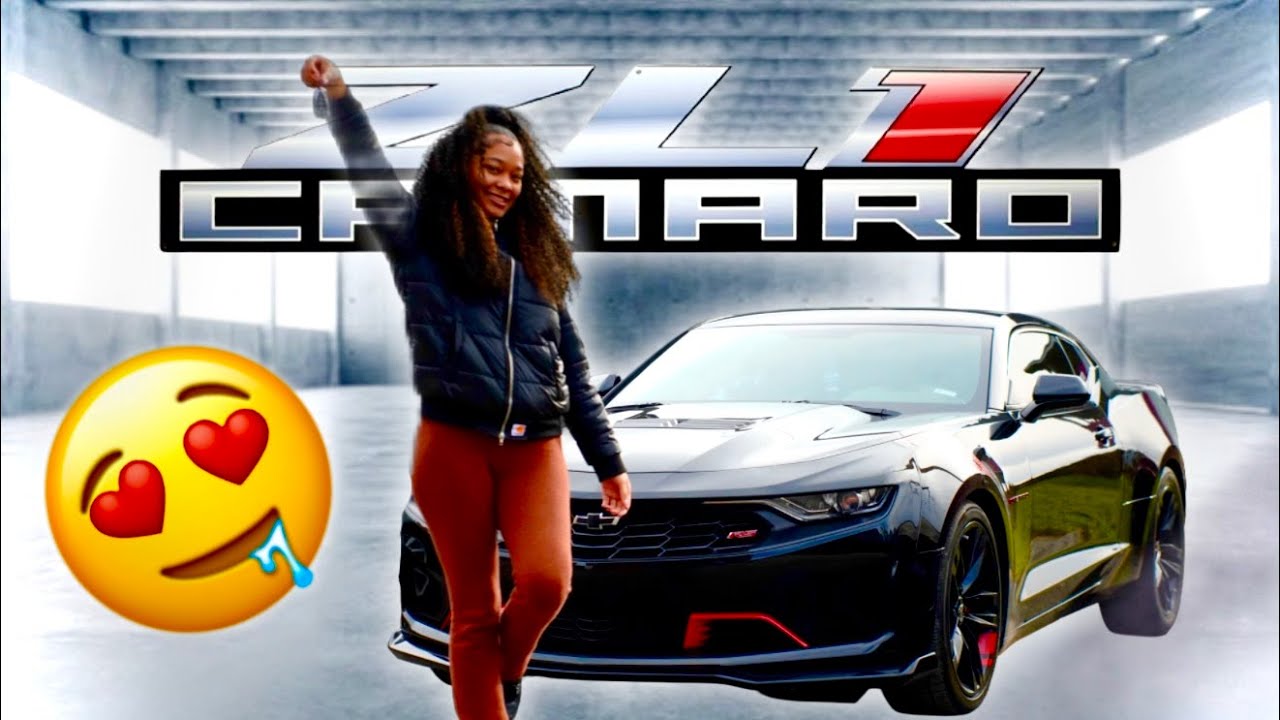 TEACHING INSTAGRAM MODEL HOW TO DRIVE MY CHEVY CAMARO ZL1..