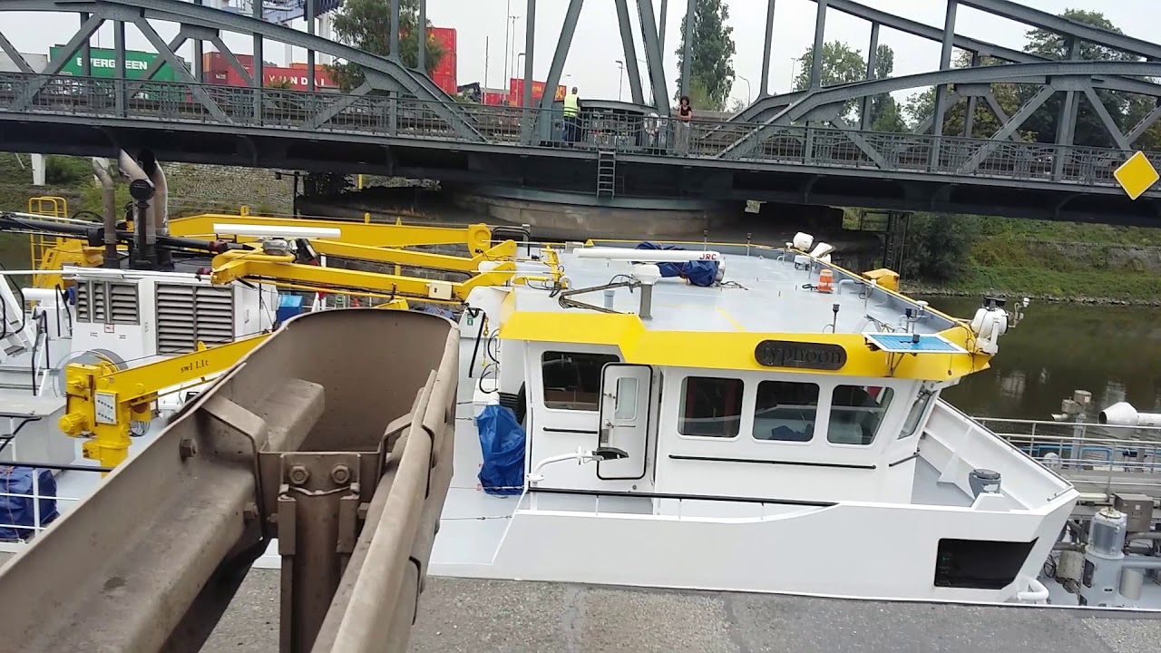 Krefeld Linn  Drehbare Brücke.