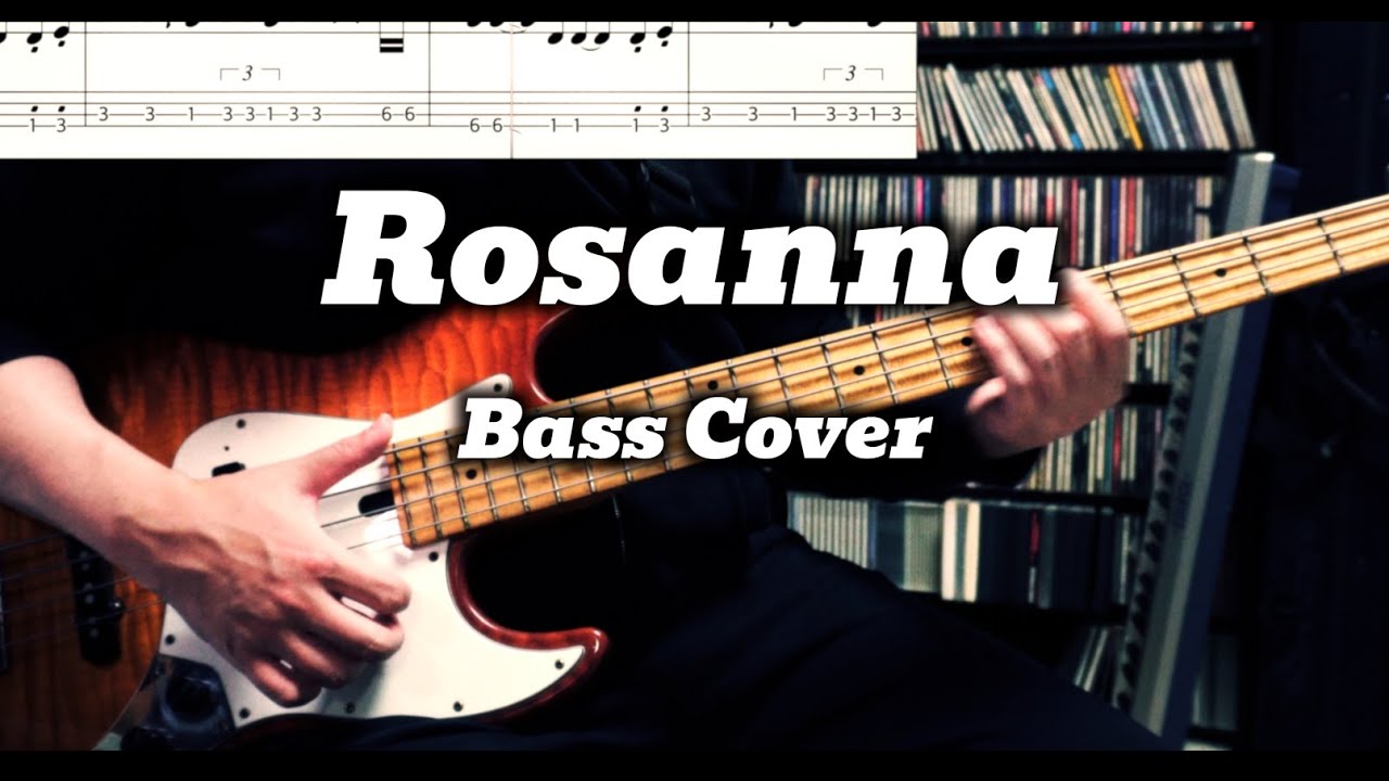 TOTO - Rosanna (Bass Cover) TABS in Video