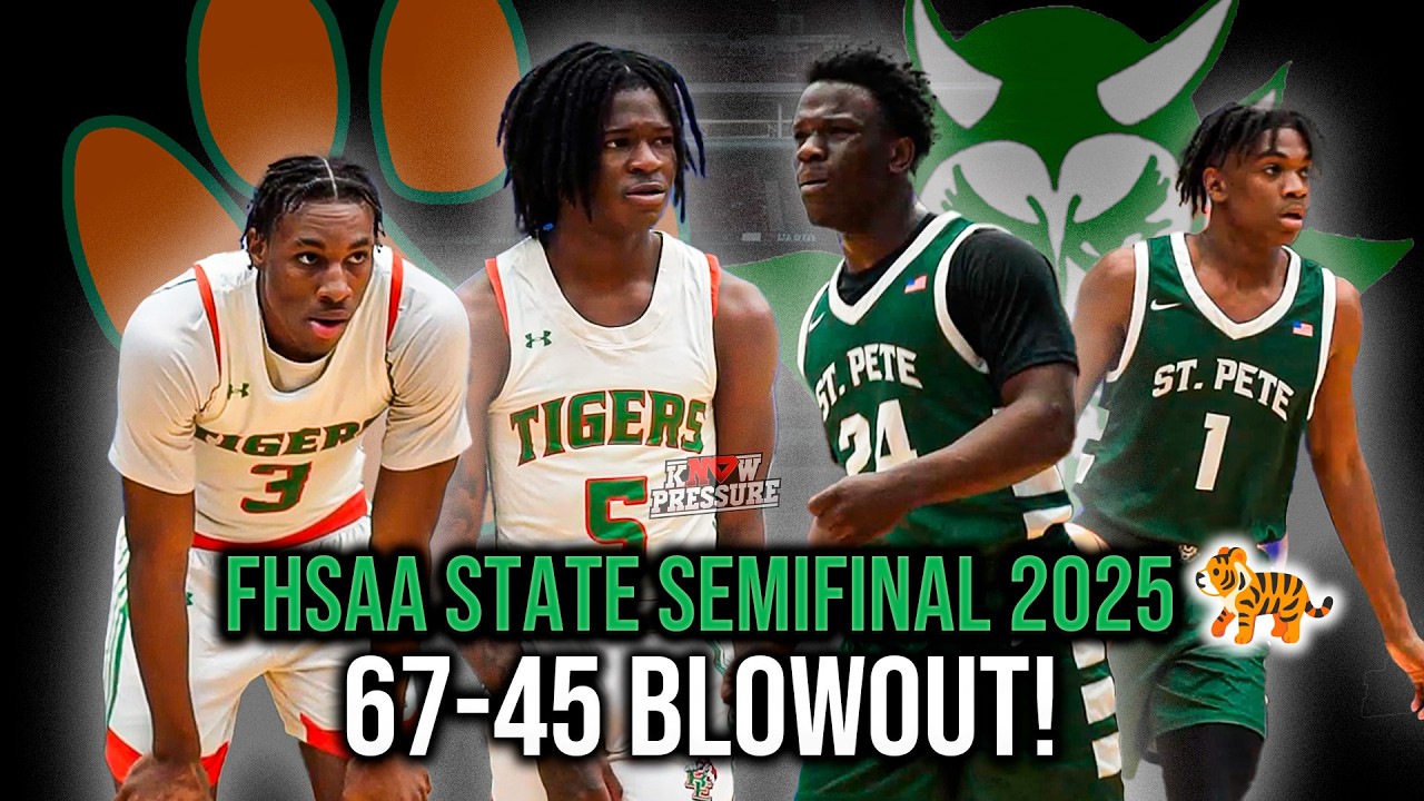 MEMORIES OF LAKELAND ROAD! 🐅 Blanche Ely vs St. Pete (67-45) | 2025 FHSAA 5A State Tournament