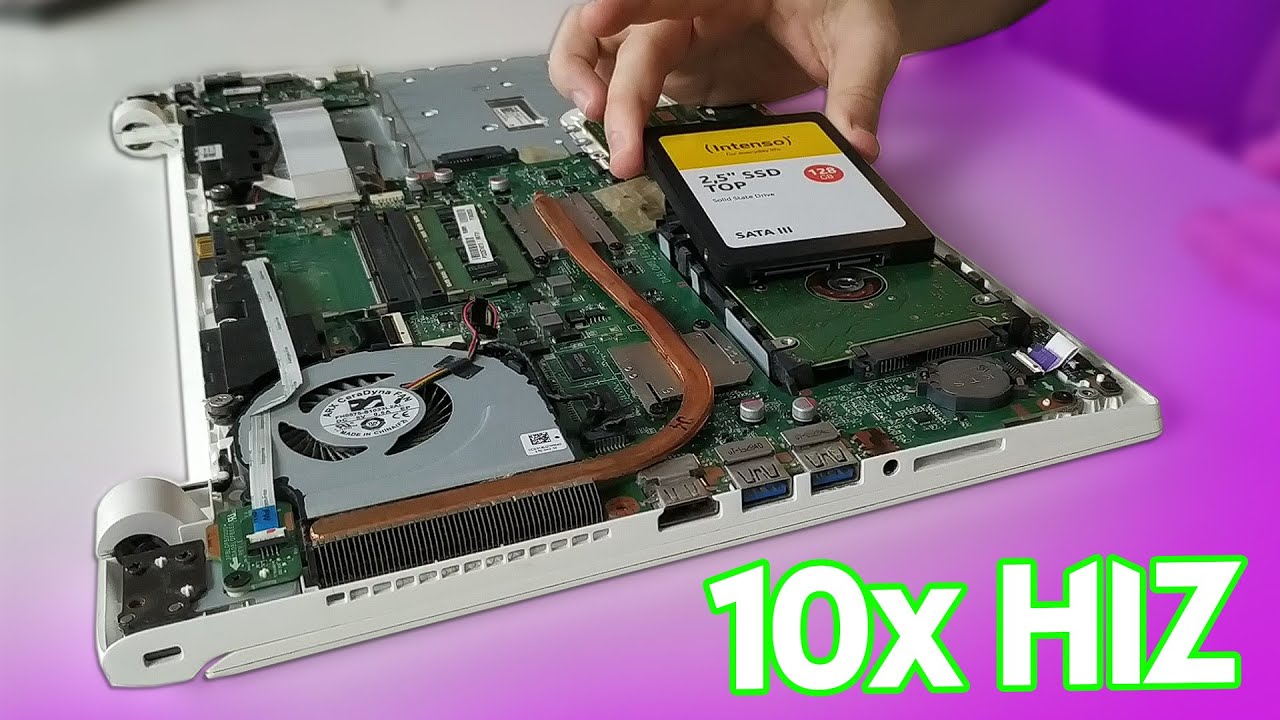 7 YILLIK ESKİ LAPTOP'UN YENİDEN DOĞUŞU ( Cd-Dvd Yuvasına SSD Takmak )