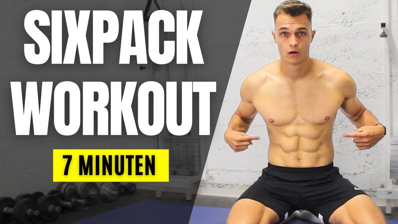 7 Minuten effektives Sixpack Workout für Zuhause | ohne Geräte
