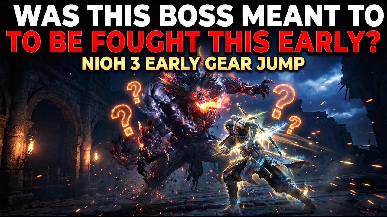 Was This Boss Meant to Be Fought This Early? | Nioh 3 Early Gear Jump #nioh #nioh3 #teamninja 