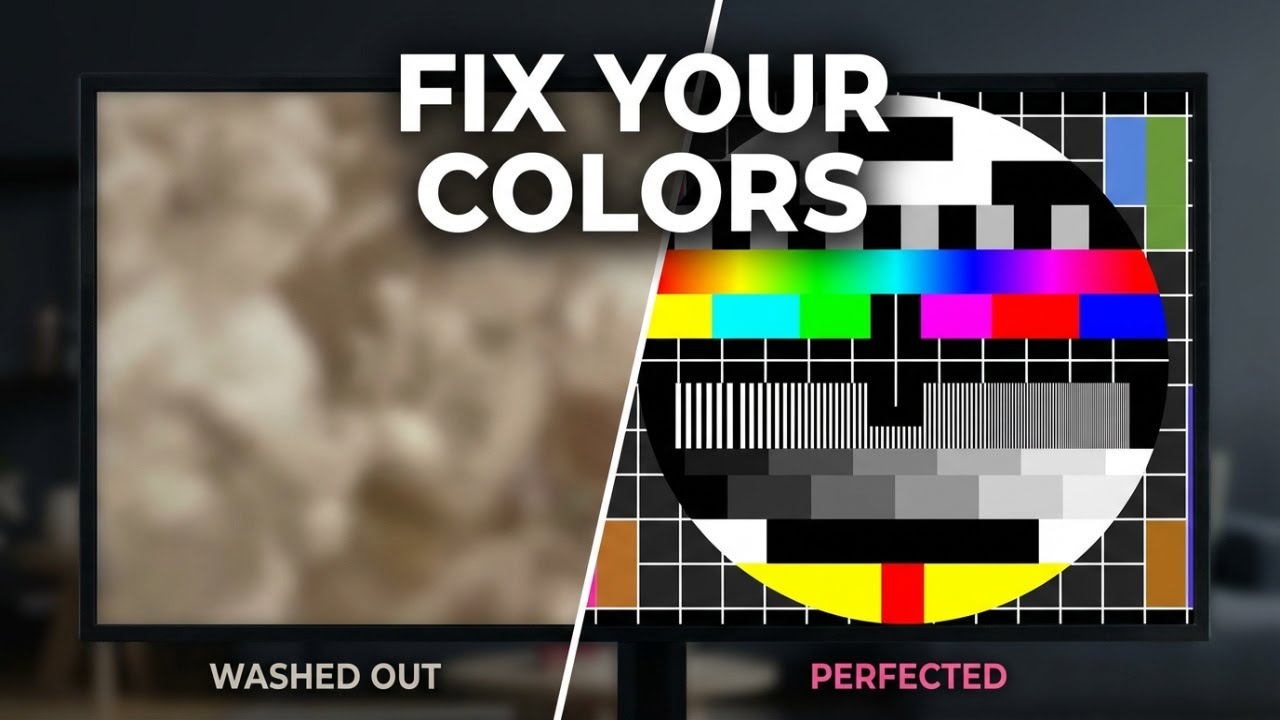 🔝 UHD Calibration video 4K Test pattern 20min. with Ambient music.  TV test video 4k.