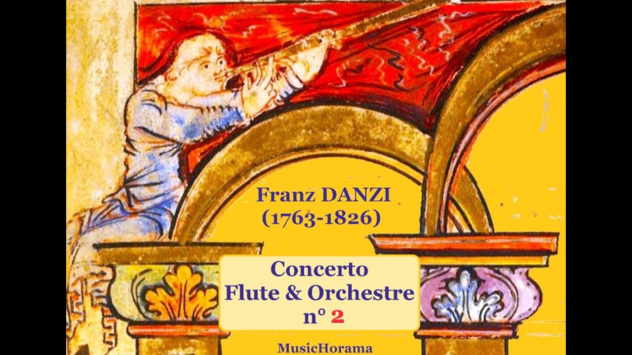 Franz DANZI (1763-1826) Concerto Flute & Orchestre n° 2 - Andras Adorjan