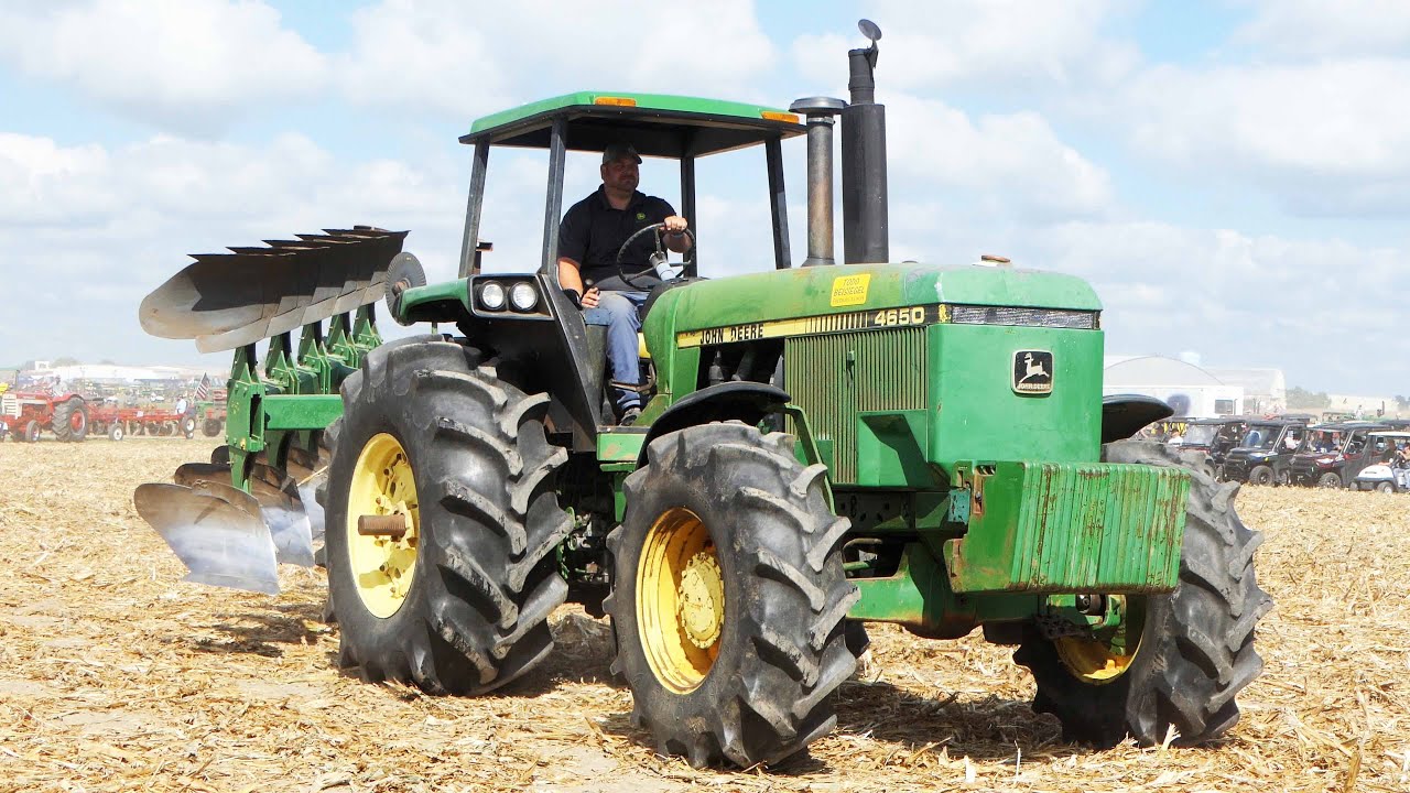 Tractors Plowing at Half Century of Progress Show 2025 | Lots of Great Tractors in the field