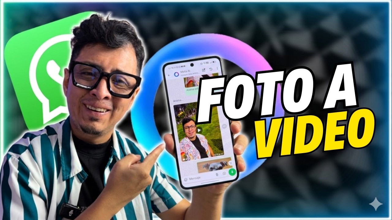 WhatsApp ya convierte FOTO en VIDEO 😱 Así funciona Meta AI
