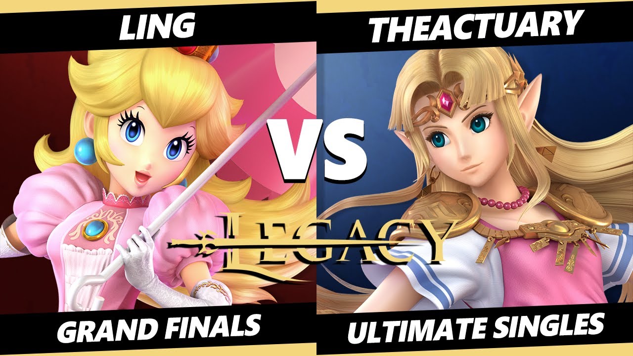 Legacy 1 GRAND FINALS - Ling (Peach) Vs. TheActuary (Zelda) SSBU Ultimate Tournament
