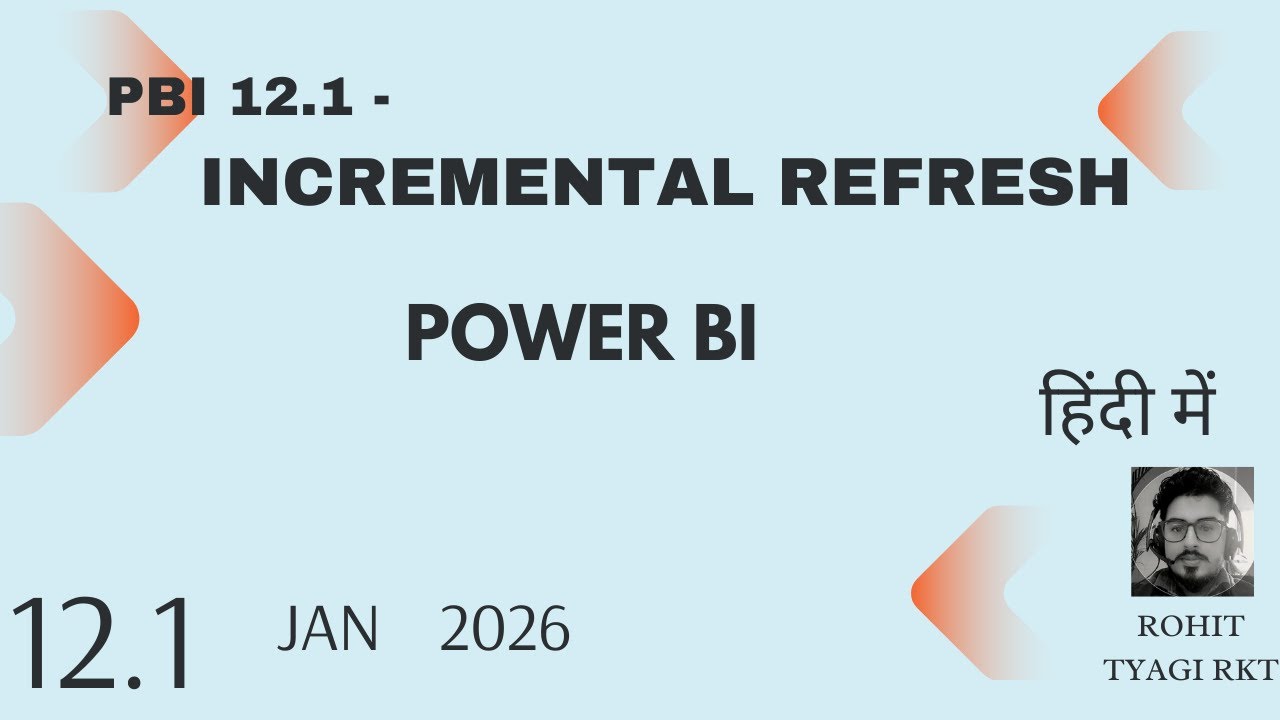 PBI 12.1 - INCREMENTAL REFRESH