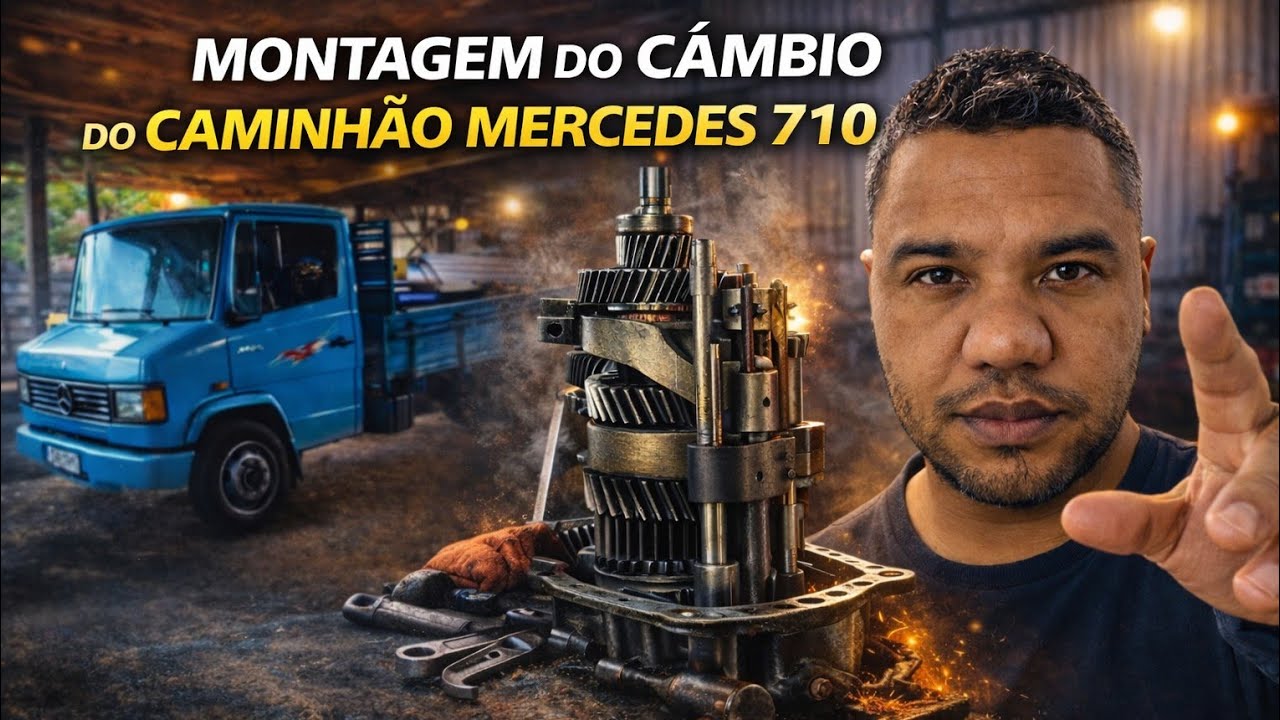 Veja a Montagem na Prática do Câmbio do Mercedes 710
