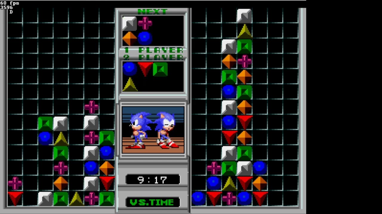 Sega Genesis Speedrun #40: Sonic Eraser 1p v Comp 