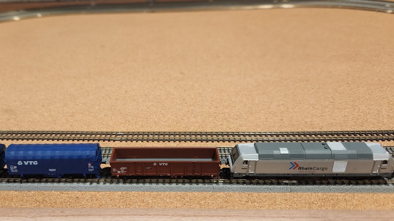 Marklin 81875 BR 285 Rheincargo Diesel Locomotive Train Set Test Run at z.scale.hobo 01.27.2024