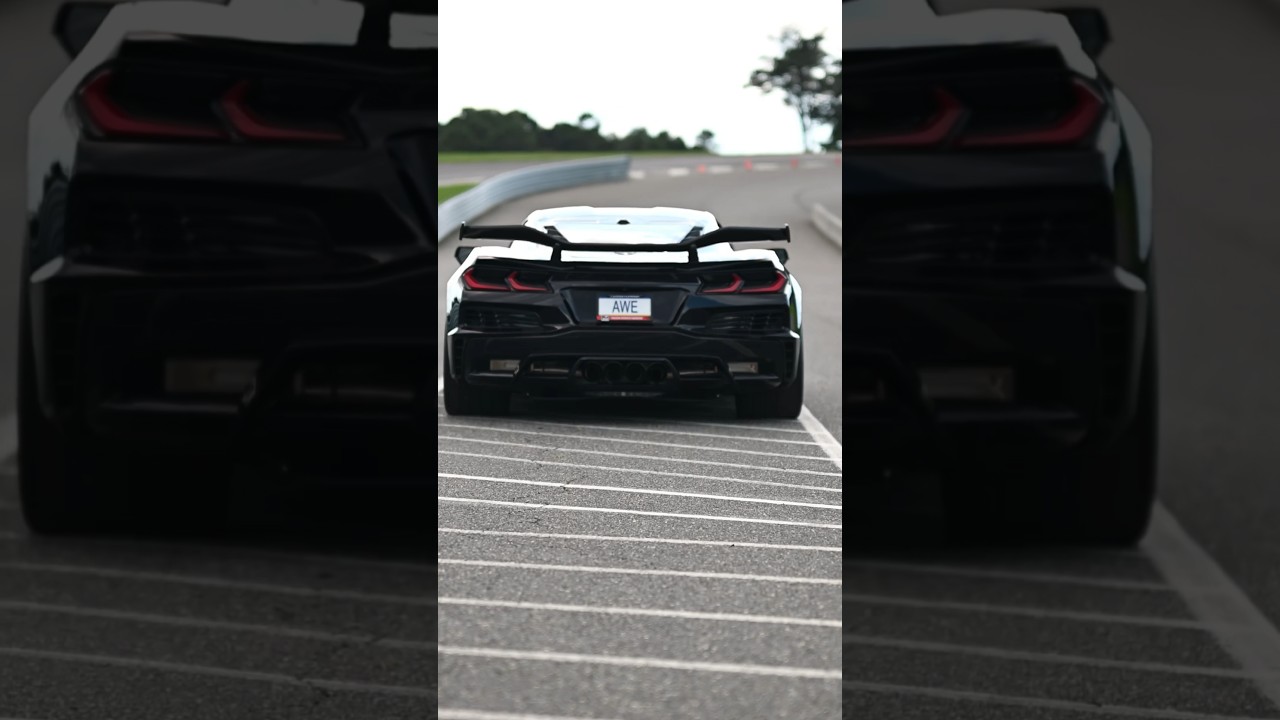 The new AWE exhaust for the C8 Z06 sounds INSANE on the track!