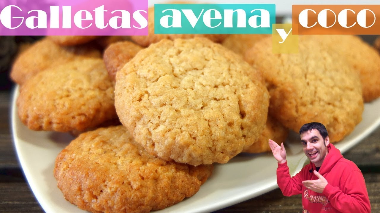 GALLETAS de AVENA Y COCO.😍😋 PERFECTAS y DELICIOSAS  Receta # 473