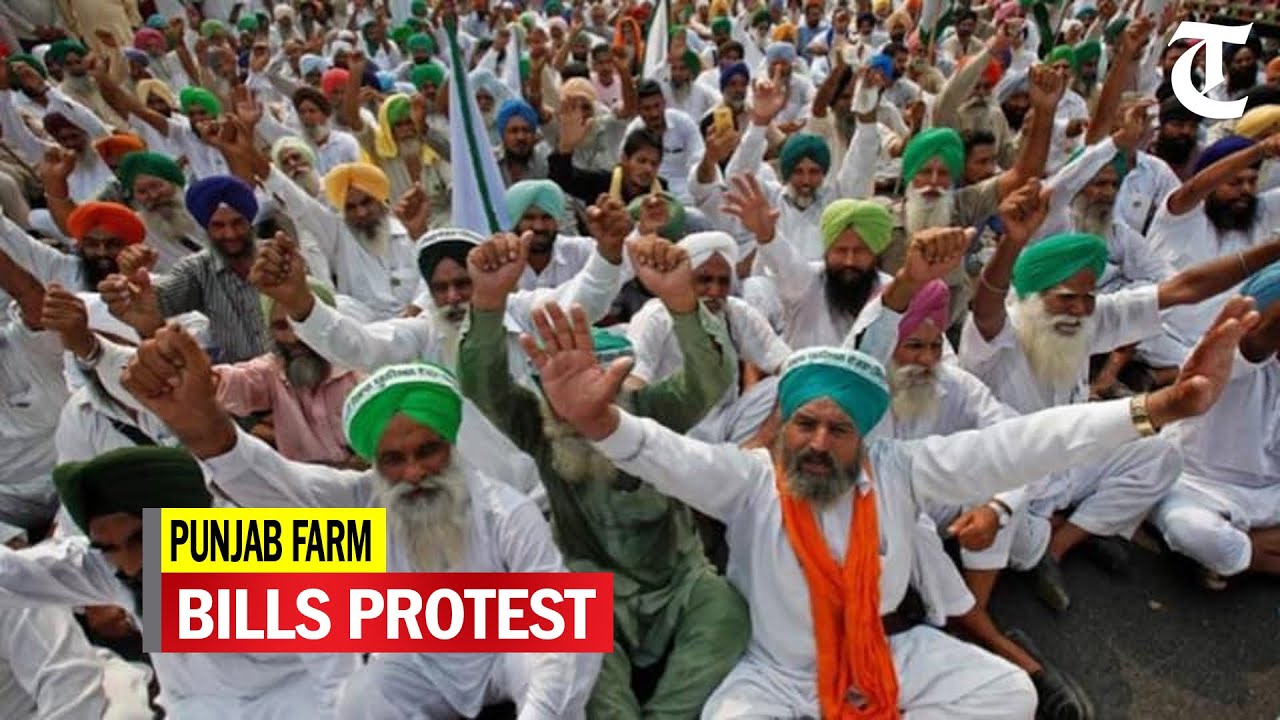 Farmers in Punjab begin their protest against farm Bills