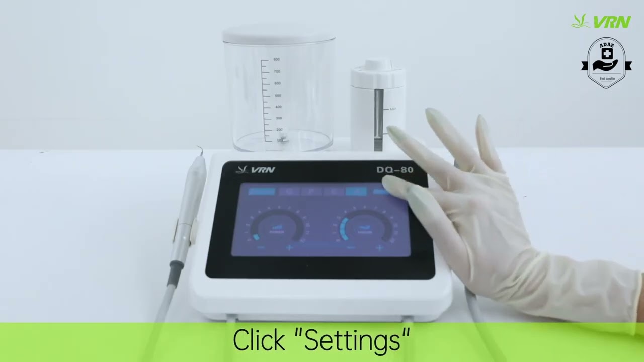 Unboxing video for VRN DQ80 Dental Scaler and Air Polisher