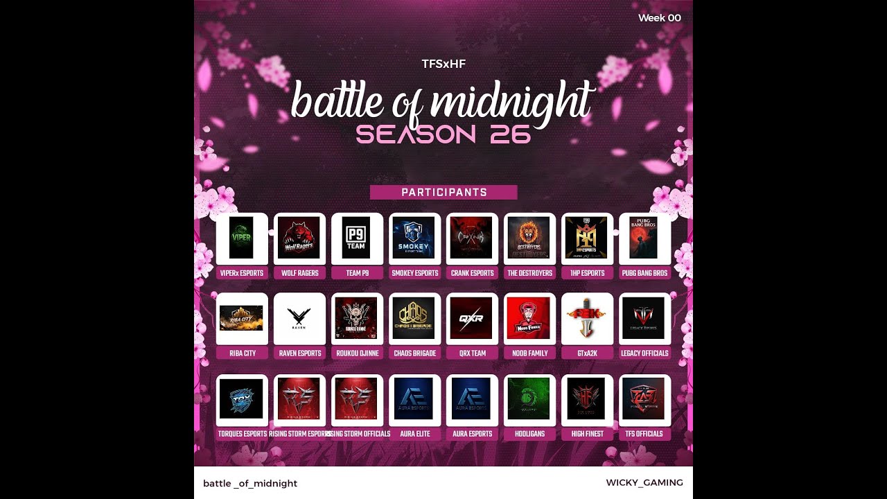 BATTLE OF MIDNIGHT S26 DAY 02  BY TFS X HF ! 50 EURO PRIZEPOOL!!