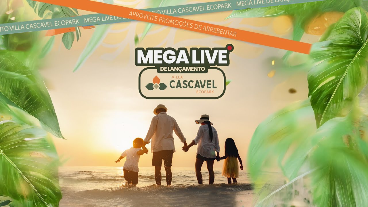 MEGA LIVE DE LANÇAMENTO - VILLA CASCAVEL ECOPARK | Montenegro Urbanismo