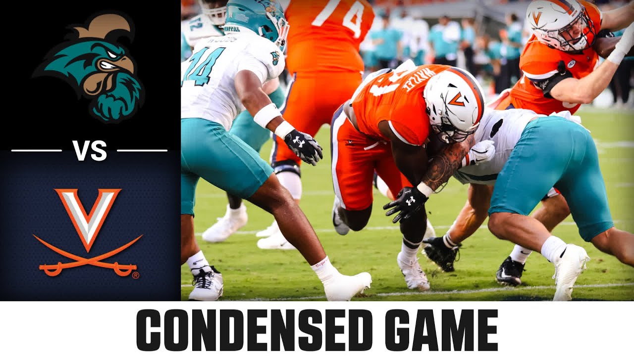 Coastal Carolina vs. Virginia Condensed Game | 2025 ACC Football