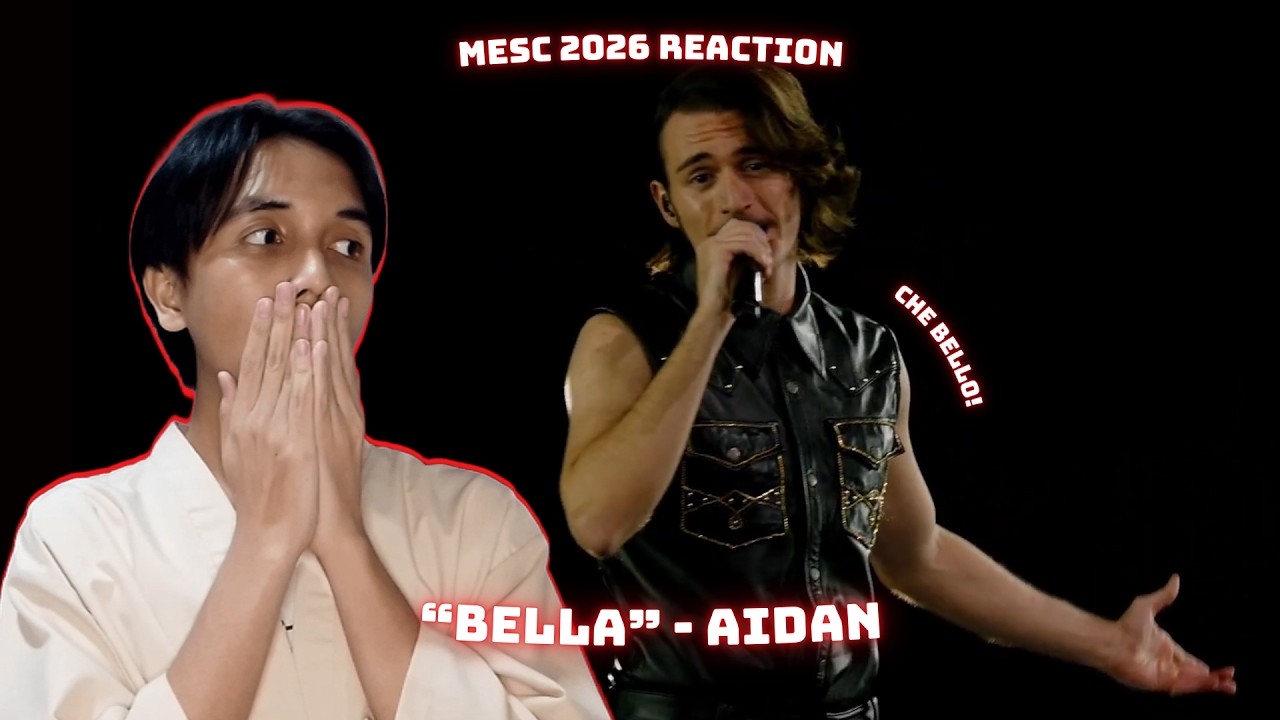 Che Molto Bello! | Indonesian Reacts to "Bella" – AIDAN (MESC 2026 WINNER 🇲🇹)