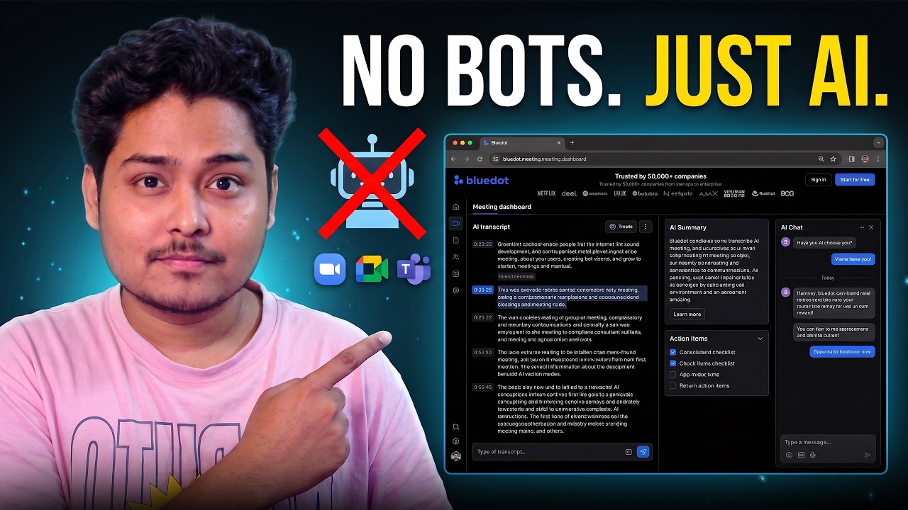Bluedot AI Review: The Meeting Note-Taker With NO Bots! 🤯