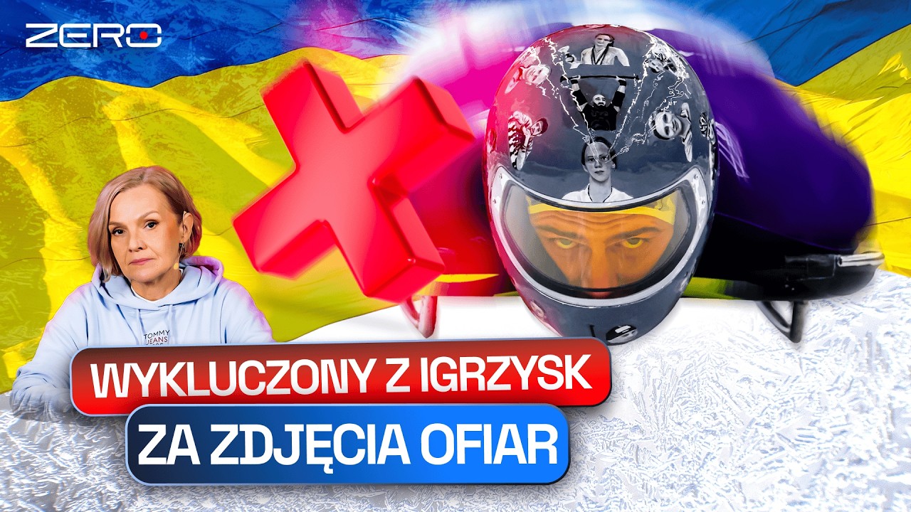 UKRAINIEC WYKLUCZONY Z IGRZYSK. POWÓD: KASK Z WIZERUNKAMI POLEGŁYCH SPORTOWCÓW