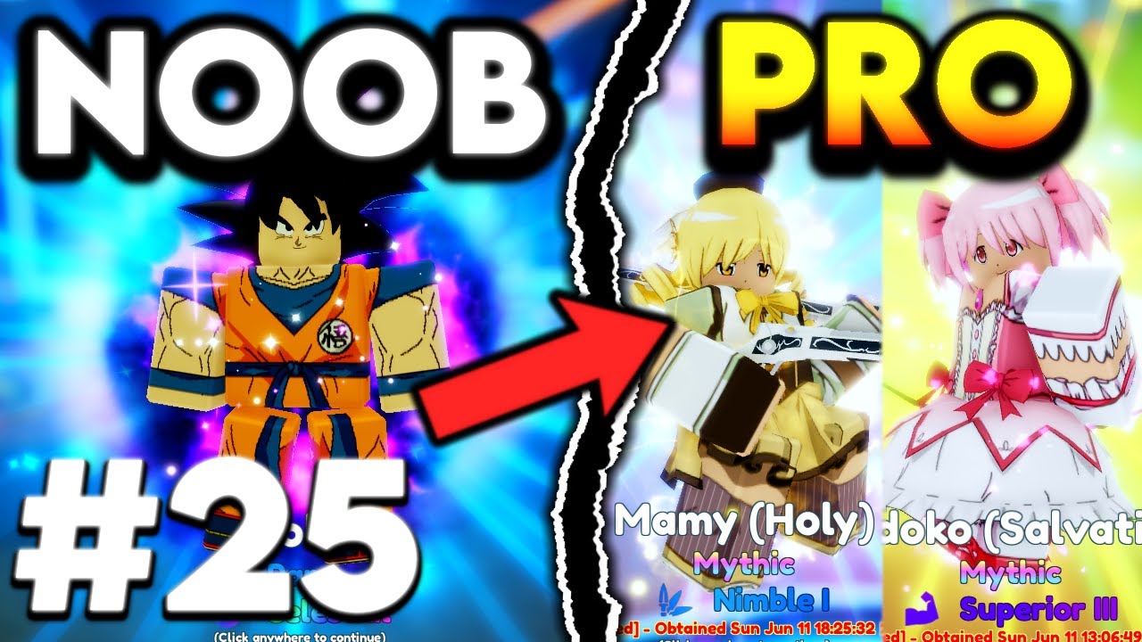 NOOB TO PRO EP.25 - I GOT MAMY HOLY & MADOKO SALVATION IN ANIME ADVENTURES!