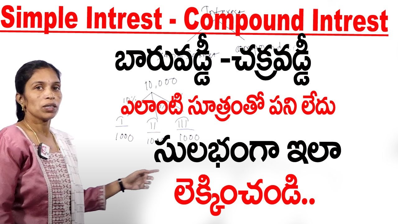 Simple Interest and Compound Interest In Telugu | CI ans SI Short Tricks in Telugu | SumanTV