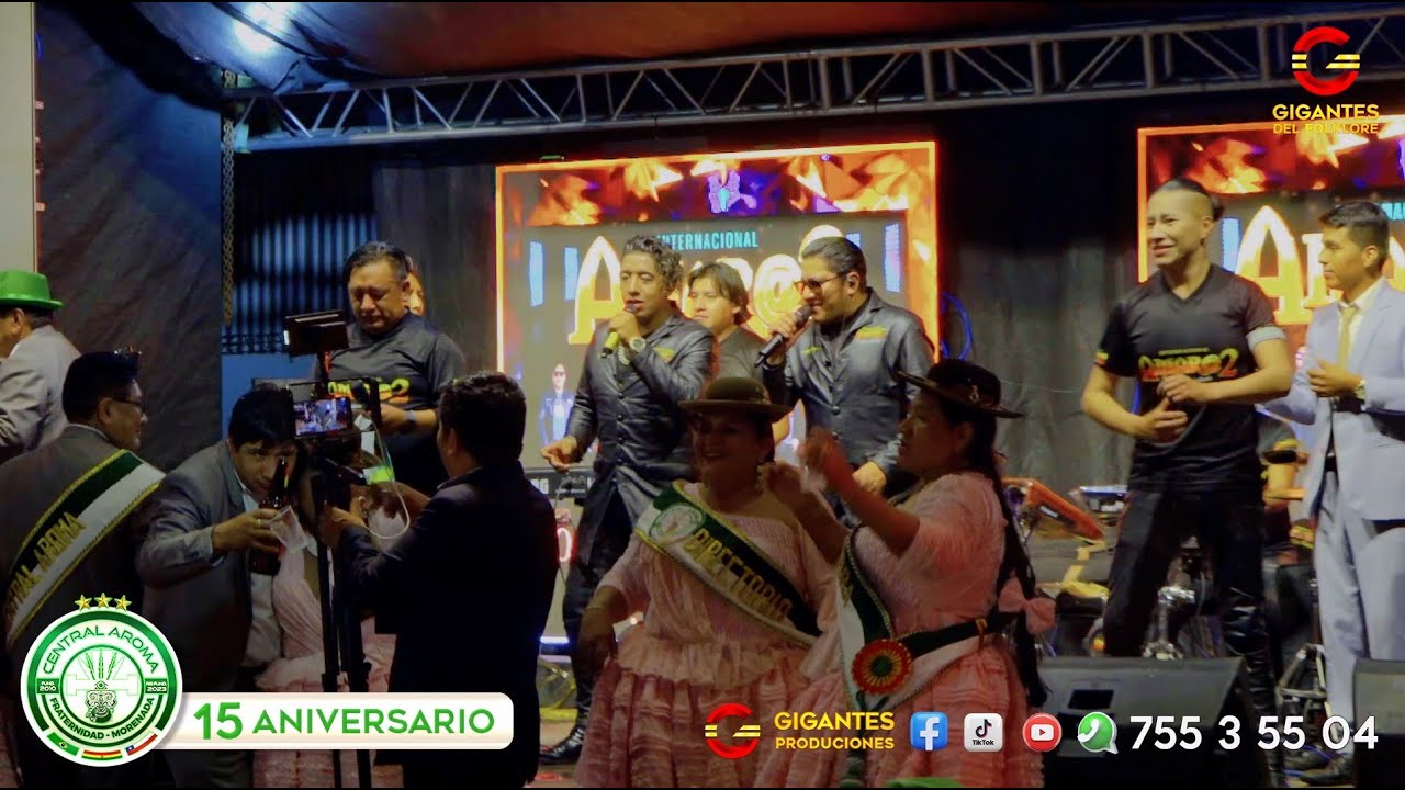 04 GRUPO AMAR@2 EN VIVO - 15 ANIVERSARIO CENTRAL AROMA SANTA CRUZ 2025