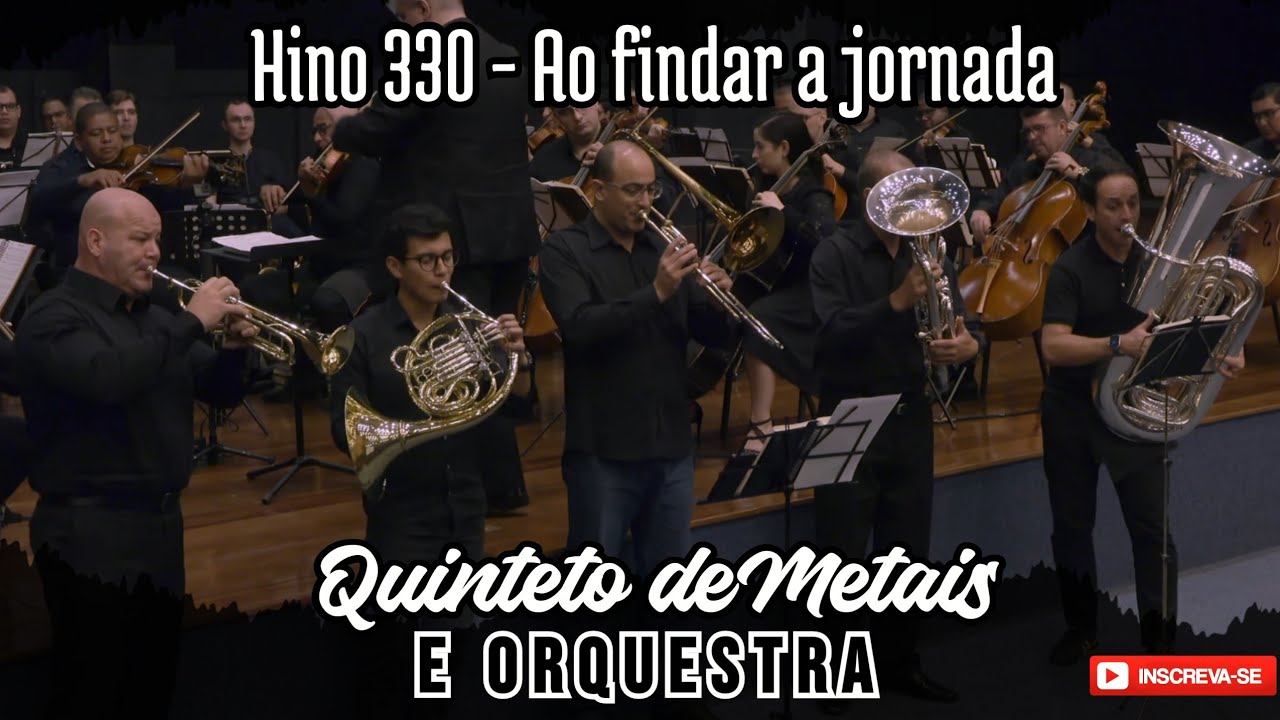 Hino 330 CCB - Ao findar a jornada | Com solo de Clarinete e Quinteto de Metais
