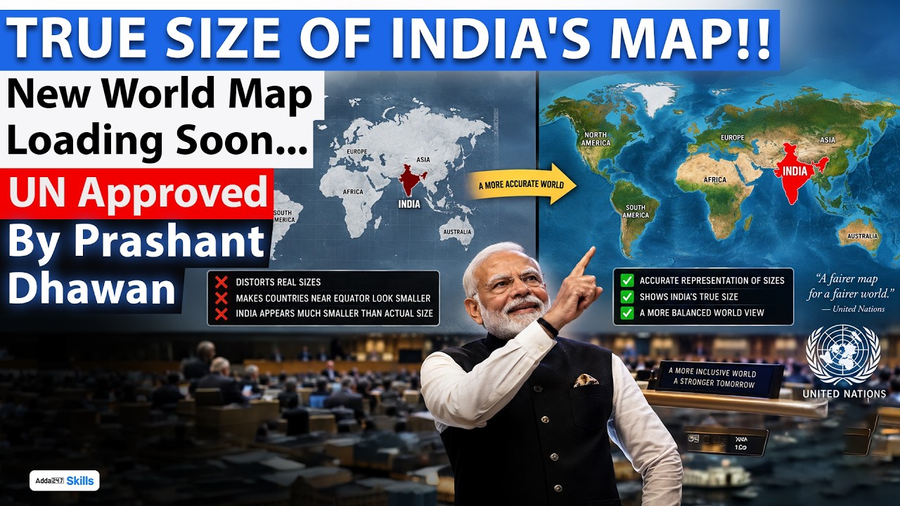 TRUE SIZE OF INDIA'S MAP | New World Map Loading Soon | By Prashant Dhawan | By Prashant Dhawan