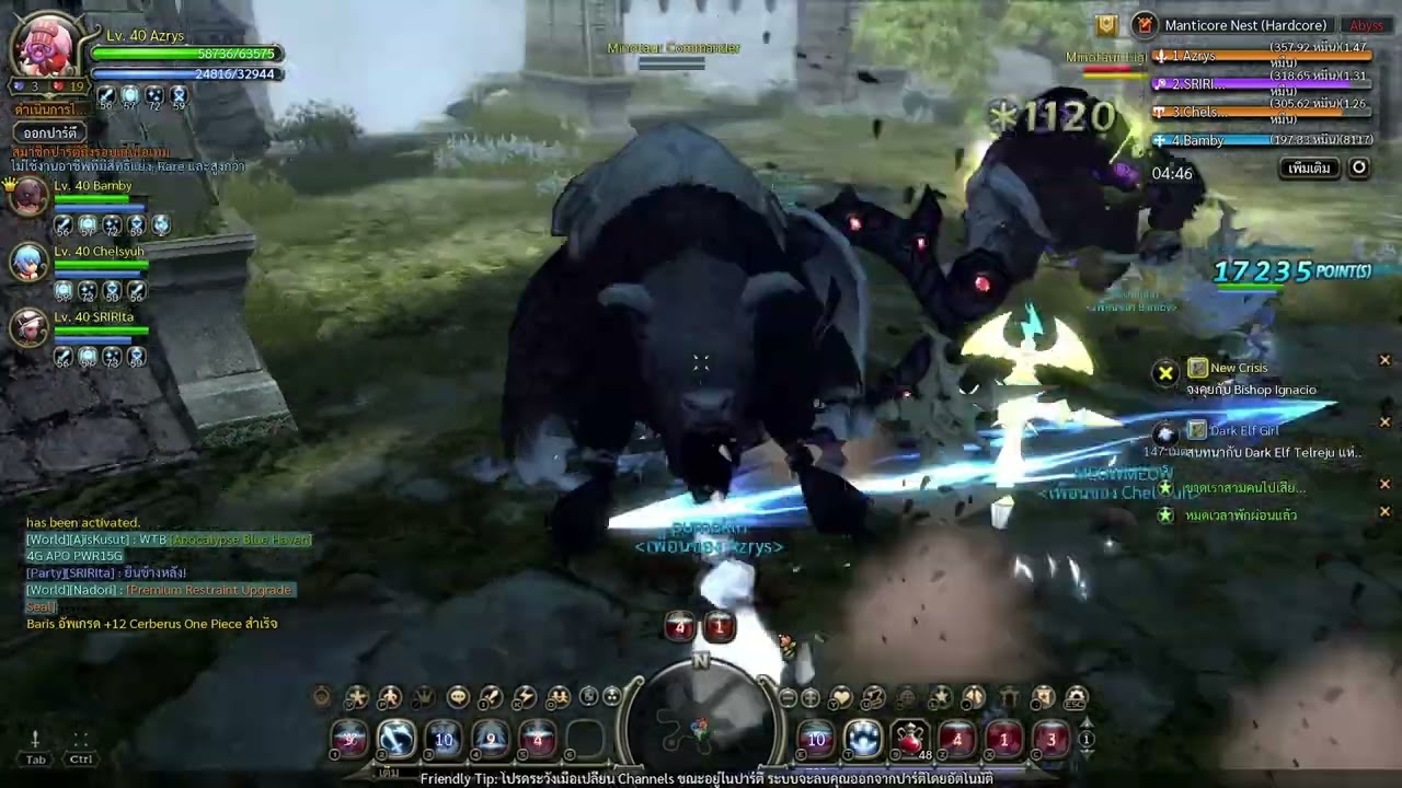 Dragon Nest Classic | Manticore Hardcore Hell | SwordMaster Lv.40 High DPS 