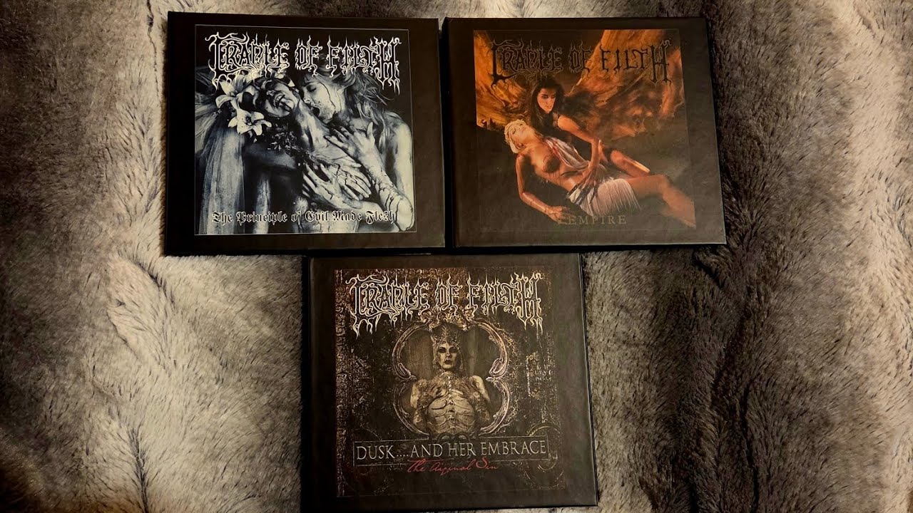 Cradle Of Filth Remasters Unboxing. Principle of Evil Made Flesh, Vempire, Dusk...Original Sin 