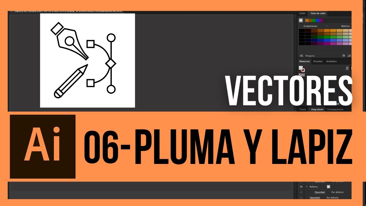 DOMINA LAPIZ Y PLUMA - Dibujar Vectores en Illustrator🎨🖌️
