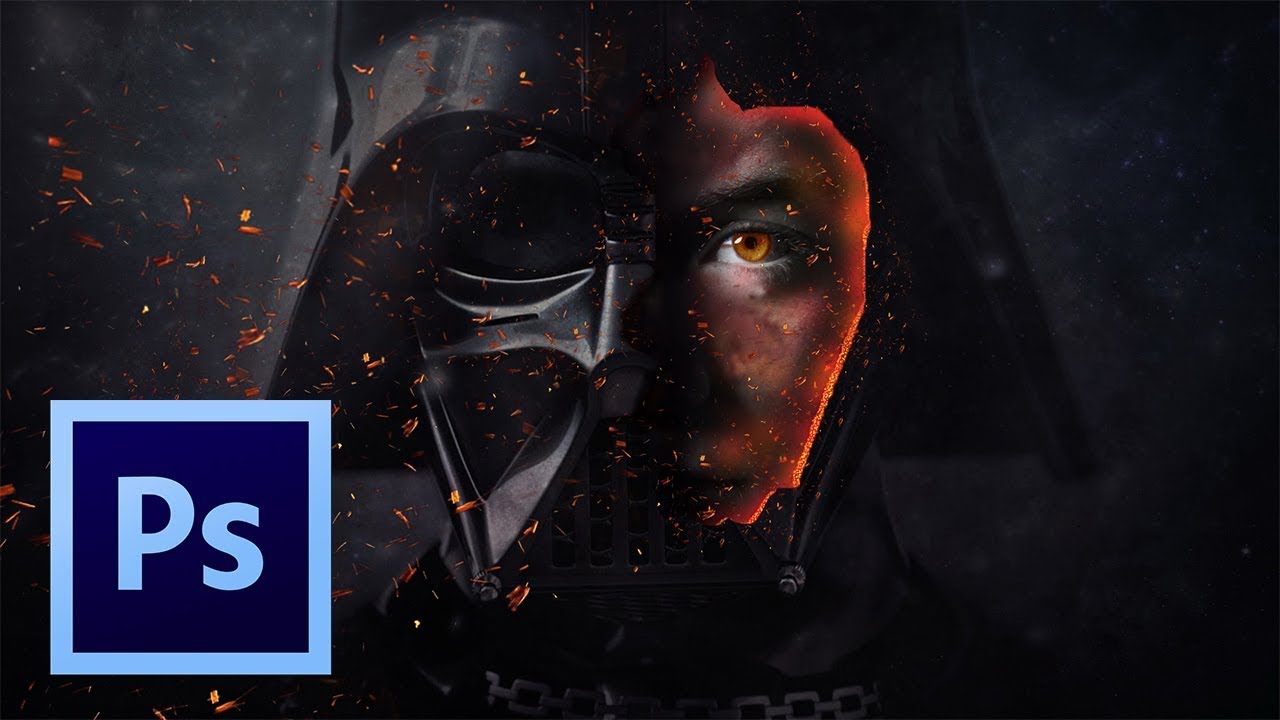 Darth Vader Manipulation - Photoshop Time lapse