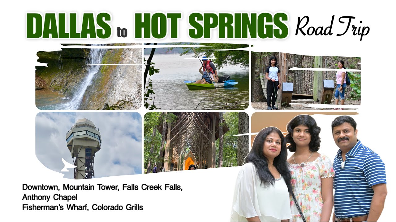 Dallas to Hot Springs AR | Weekend Road Trip | Falls Creek Falls, Anthony Chapel | Mountain Tower 