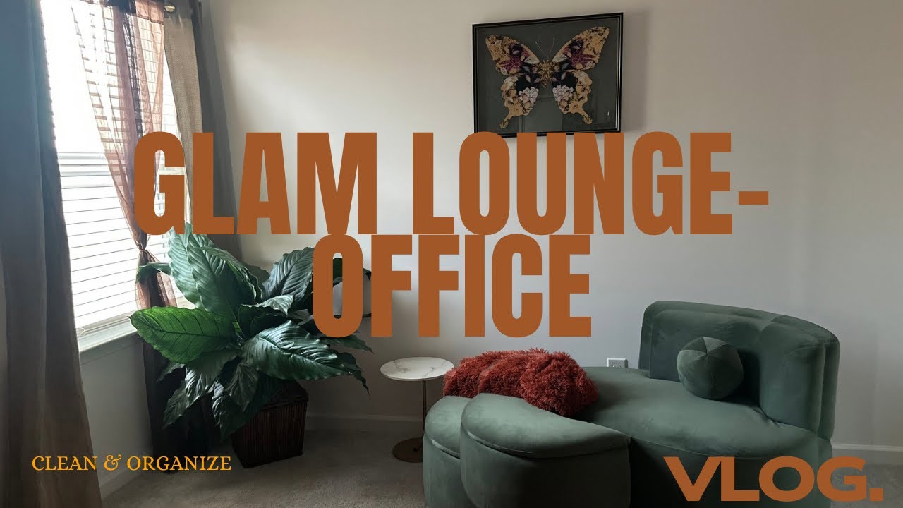 ep.8 LET’S DECORATE MY MODERN GLAM LOUNGE/OFFICE ✨
