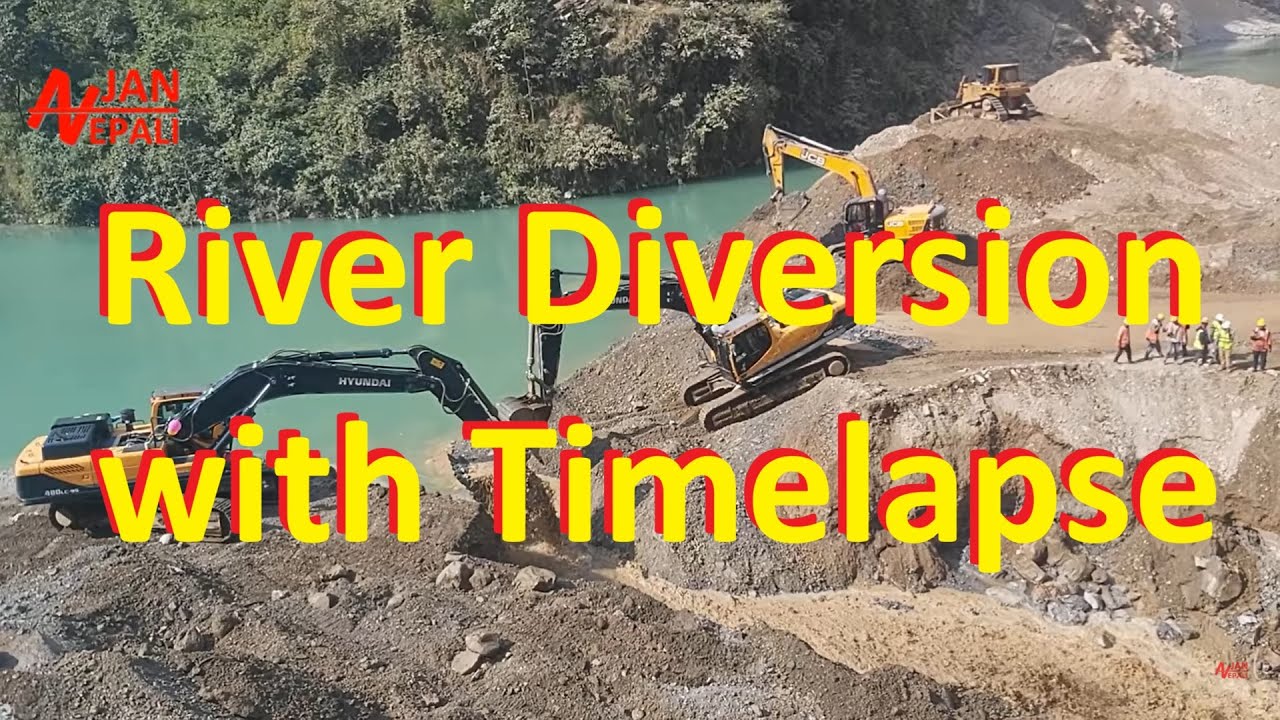 River Diversion Event of Tanahu Hydropower Project || #vlog #hydropower