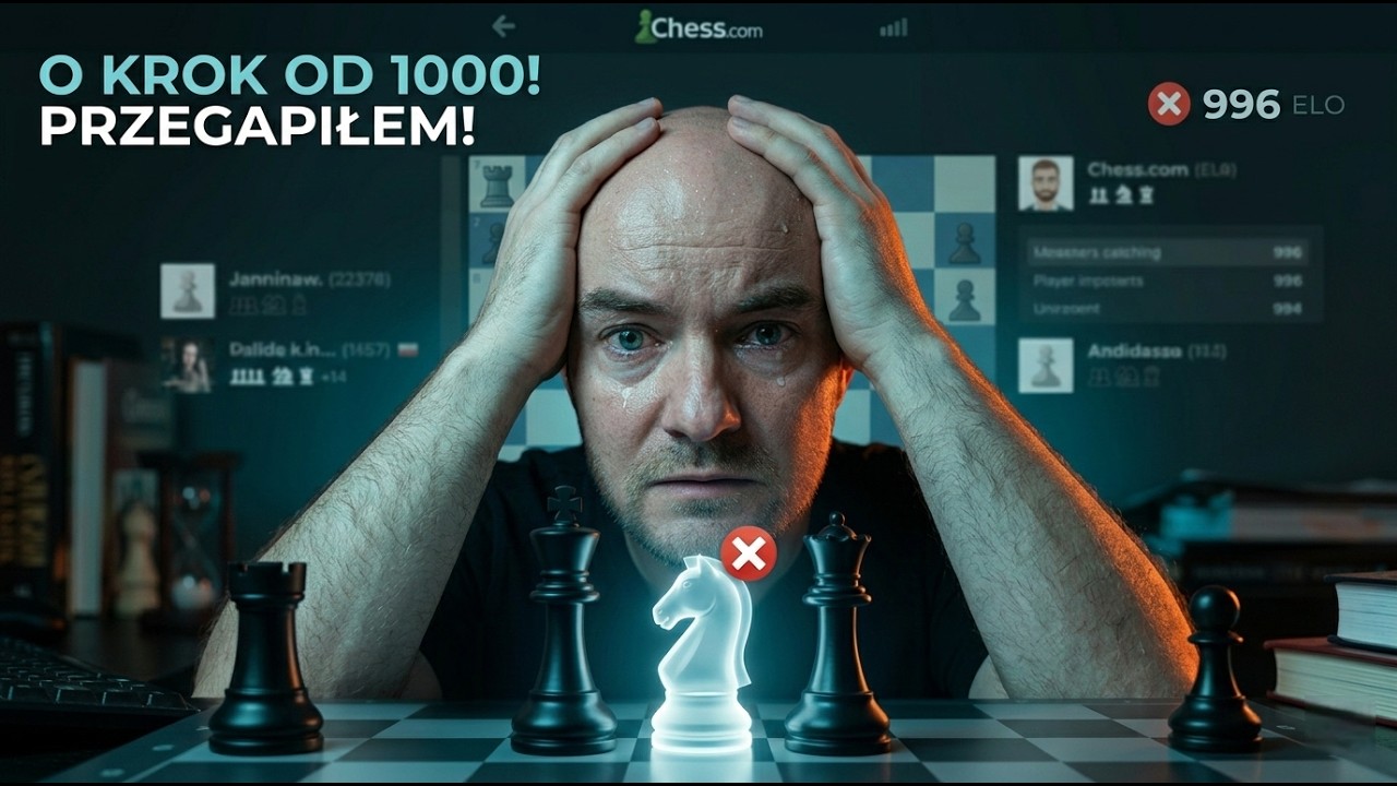 1000 ELO było o krok... Przegapiłem WYGRYWAJĄCY ruch! 😱