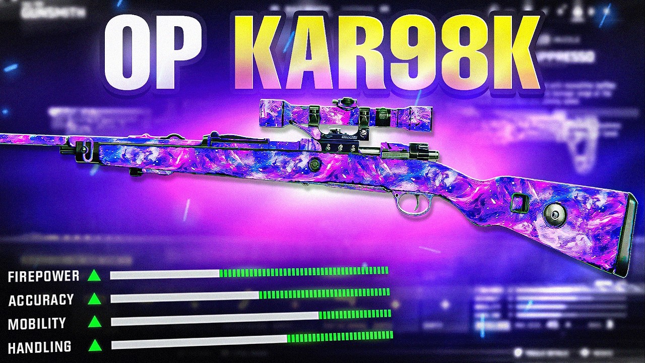 this KAR98 LOADOUT is *BROKEN* in Warzone! 😍 (Best Kar98k Class Setup)