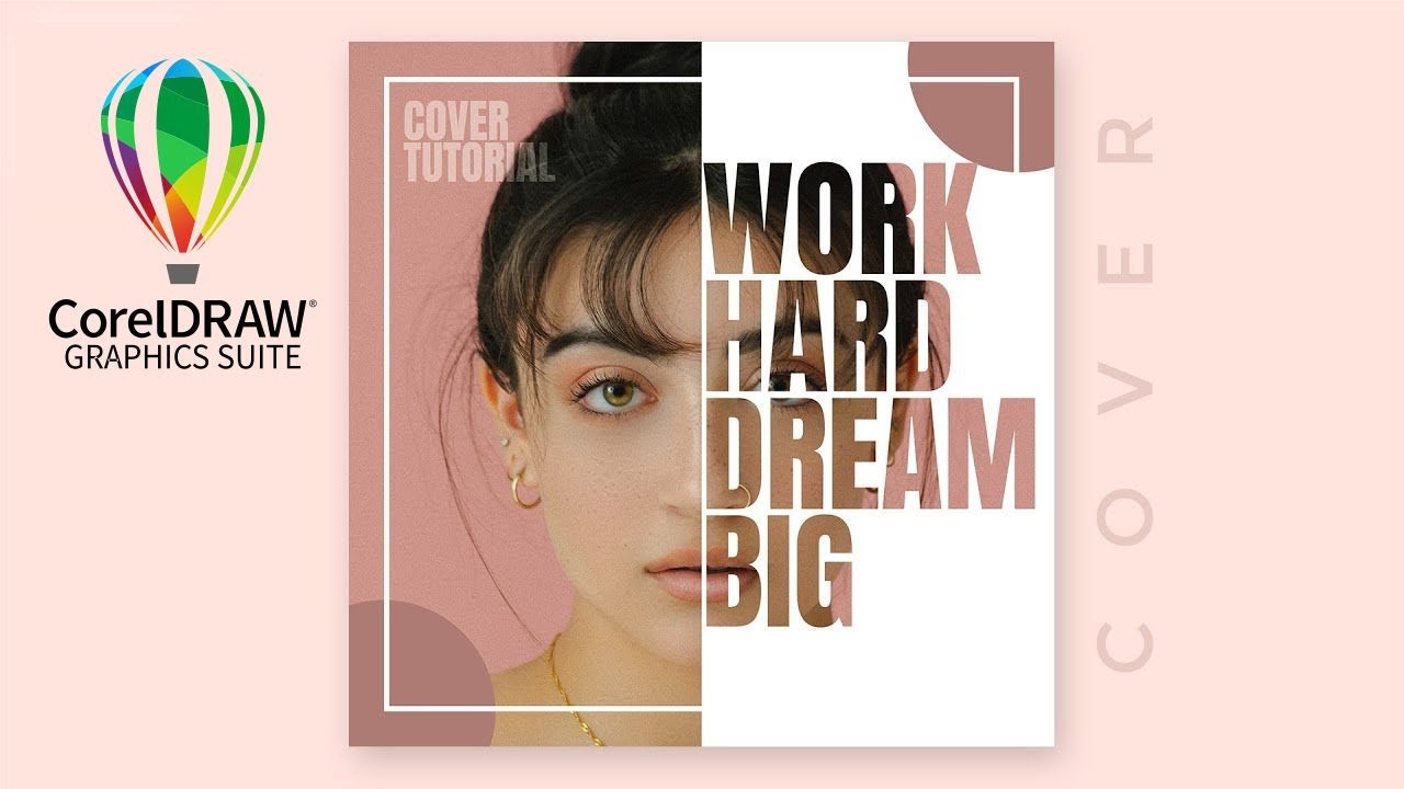 How To Create Simple Cover Art Design in CorelDraw | CorelDraw Tutorial | coreldraw