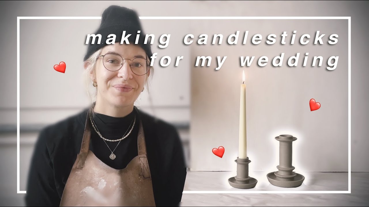 Делаю ПОДСВЕЧНИКИ для своей 🤍свадьбы🤍 | MAE CERAMICS