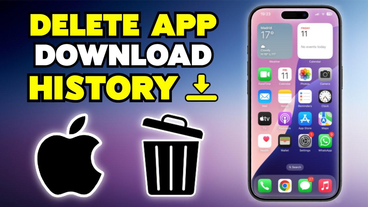 How to Delete App Download History on iPhone