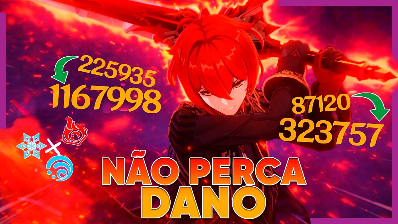 Como jogar com o Diluc sem perder reações | Genshin Impact