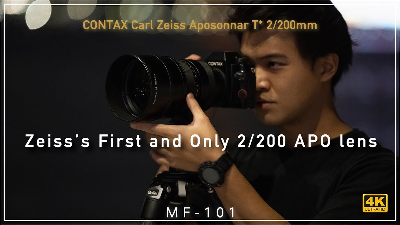 [MF-101] |  Zeiss's First and Only APO 2/200 lens Contax APOSonnar​ T* 2/200mm 4K Review | [Vlog#40]