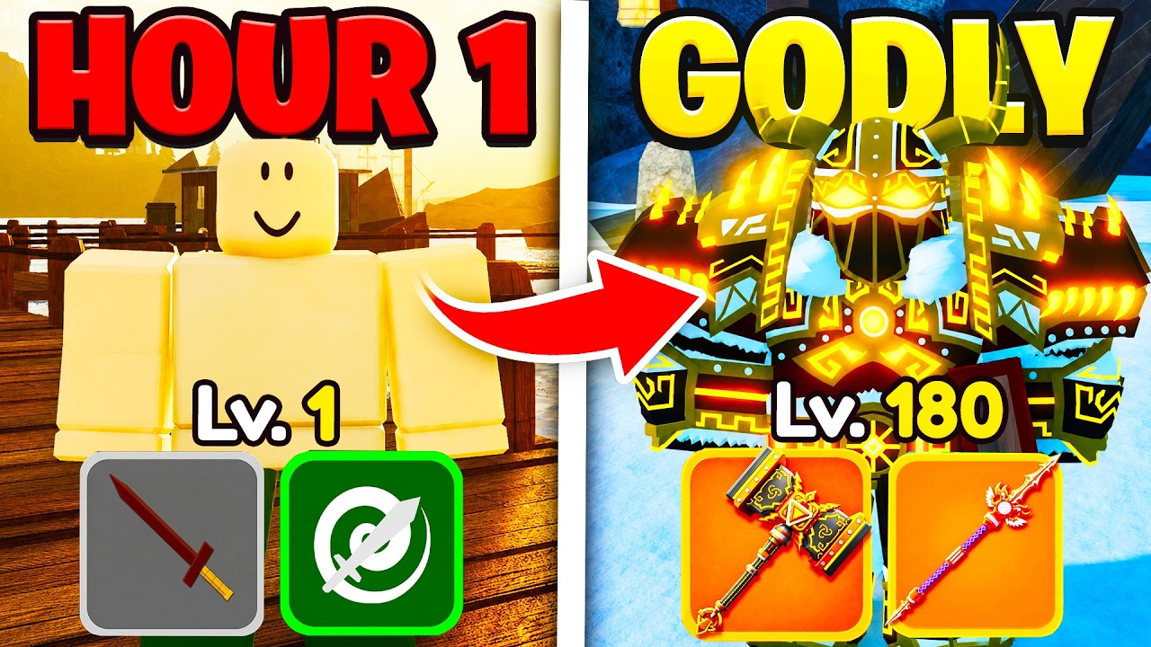Я потратил 100+ часов, пройдя путь от НУБА до БОГА в Dungeon Quest Reborn!