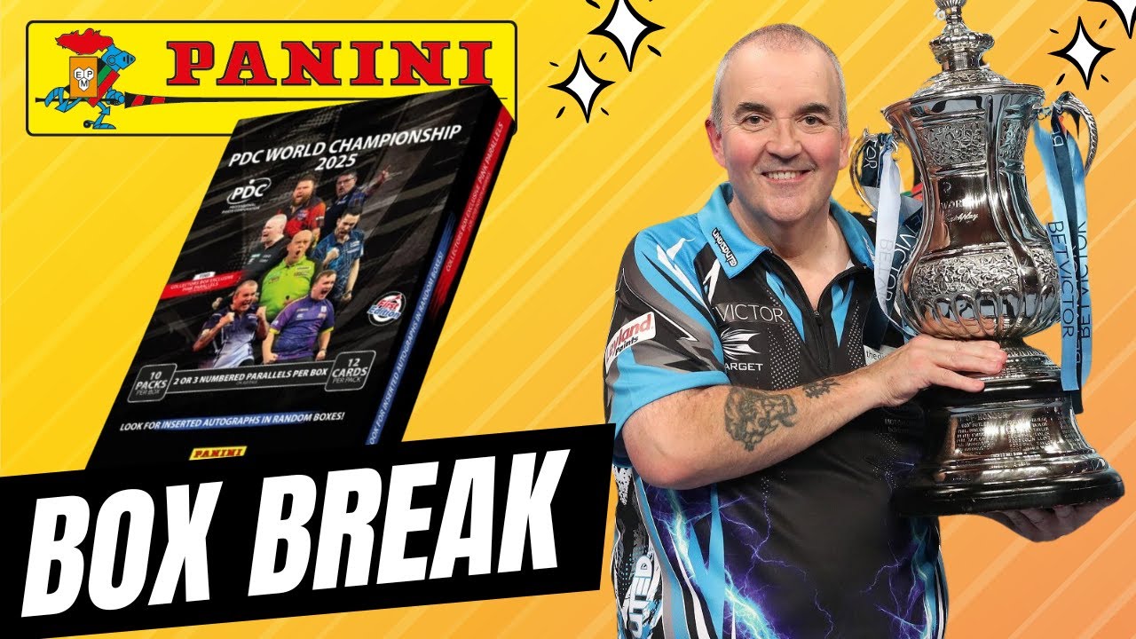 DIE PANINI DARTS 2025 COLLECTORS BOXEN SIND DA! 🎯