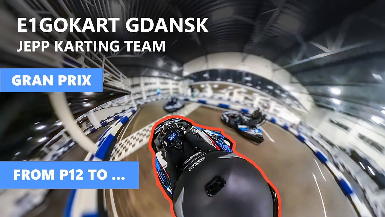 E1GOKART Gdansk с командой Jepp Karting | Пробившийся с P12 до P4