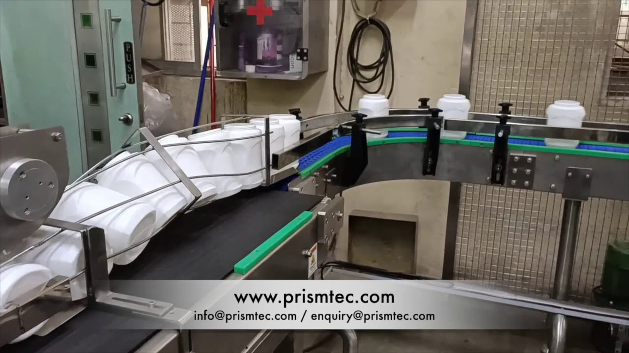 Auto Bottle Feeder Filling Capping Check Weigher Induction Sealing & Labelling Machine for 1 KG Whit